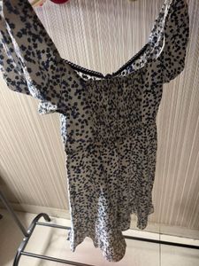 Floral Puff Sleeve Mini Dress