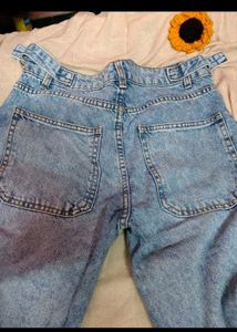 Vintage Wash Cargo Jeans