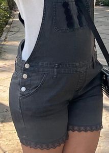 Cute Denim Overall Shorts