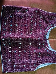 festive top and lehanga skirt