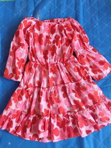 Tiered Floral Print Dress