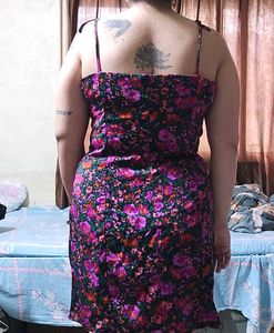 Floral Print Mini Dress