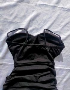 Black corset Mini Dress