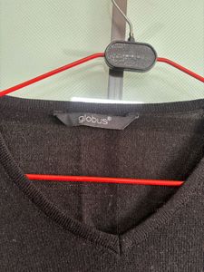Classic Black V-Neck Sweater