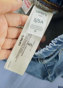 Carters  Blue Jeans For 5 Yrs Old Kids