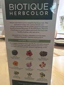 Biotique Herbcolor - Darkest Brown ( New )