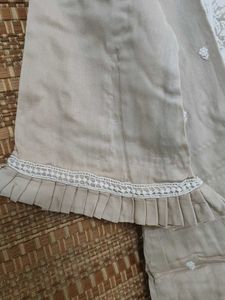 tailored made pure cotton suit