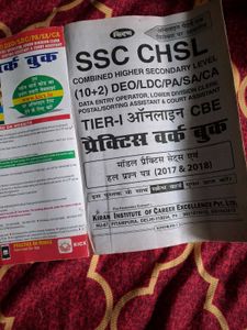 SSC CHSL Practice Book 2018