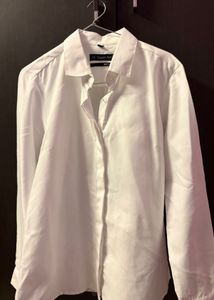 classic white button-down shirt