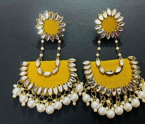 Fancy Party Wear Have Long Size Earrings