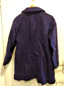 Vintage Purple Wool Coat