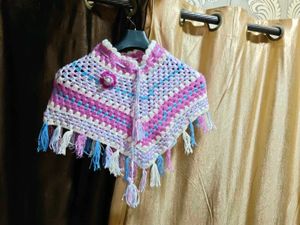 Handmade Crochet Poncho Capelet