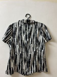 Zebra Print Party wear Top
