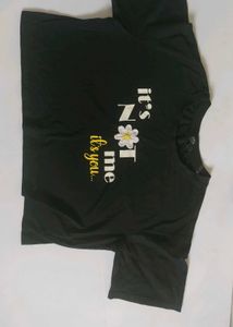 Black Graphic T-Shirt "It's not me, it's you"