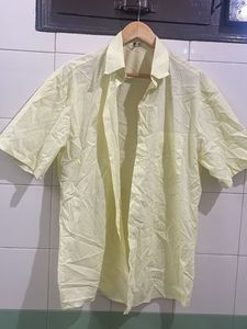 Light Yellow Short Sleeve Shirt
