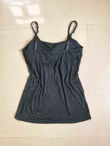 Black Camisole with Built-in Support
