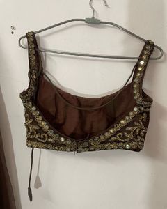 Beautiful Brown Lehenga Choli Set