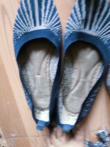 Elegant Light Blue Ballet Flats each price 100