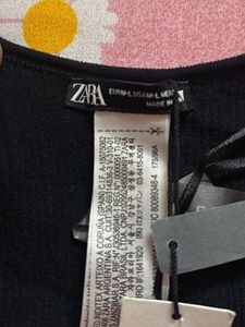 Zara Black Cropped Cardigan