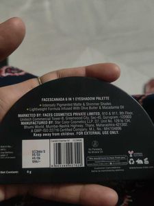FACES CANADA 6 in 1 Eyeshadow Palette