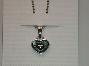 Solid Heart Pendant With Chain
