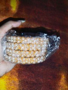 Set of Pearl & Stone Bangles