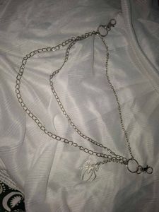 Chunky Chain Belt with Charm