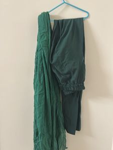 Leaf Print Maxi Dress