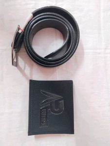 Men's Belt and Wallet Set