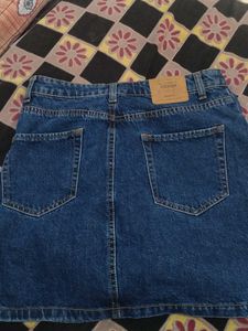 Denim Mini Skirt