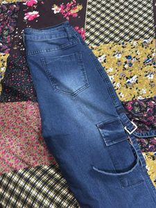 Stylish Denim Cargo Pants