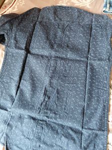 Men's Blue Denim Jeans &amp; Printed Shirt Set