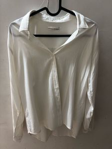 Classic White Button-Down Shirt