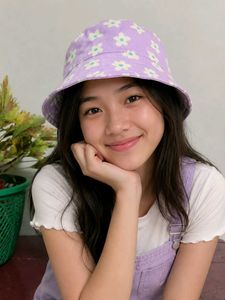 Cute Floral Bucket Hat