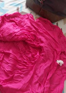 Vibrant Pink churidars pure silk