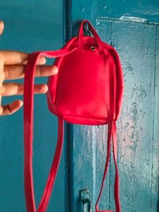 Fancy Red Colour Bag