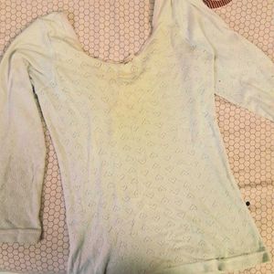 Long Sleeve Scoop Neck Top