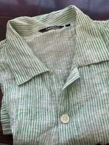 Men's Striped Linen Shirt Westside Nuon brand