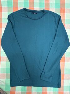Men's Teal Long Sleeve T-Shirt