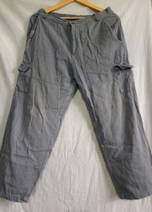 Korean Stylish Grey Cargo Pants for Women