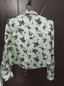 Floral Print Crop Top
