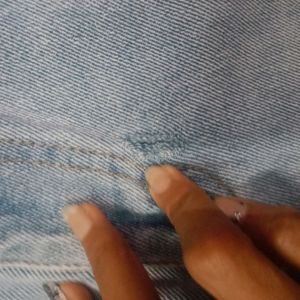 Wide Leg Torn Jeans