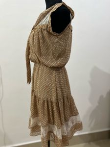 Cute Polka Dot &amp; Lace Dress