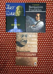 Set of 3 Autobiography Books