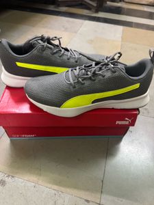Puma Grey&Neon Shoes