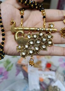 Peacock Design Necklace &amp; Earring Set  any 1