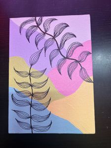 Abstract Botanical Art Canvas
