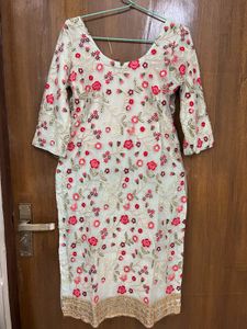 Embroidered Kurta Set with Dupatta