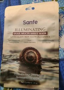 Sanfe Illuminating Snail Mucin Sheet Mask