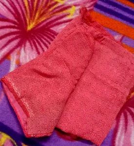 Peach Readymade Saree Blouse